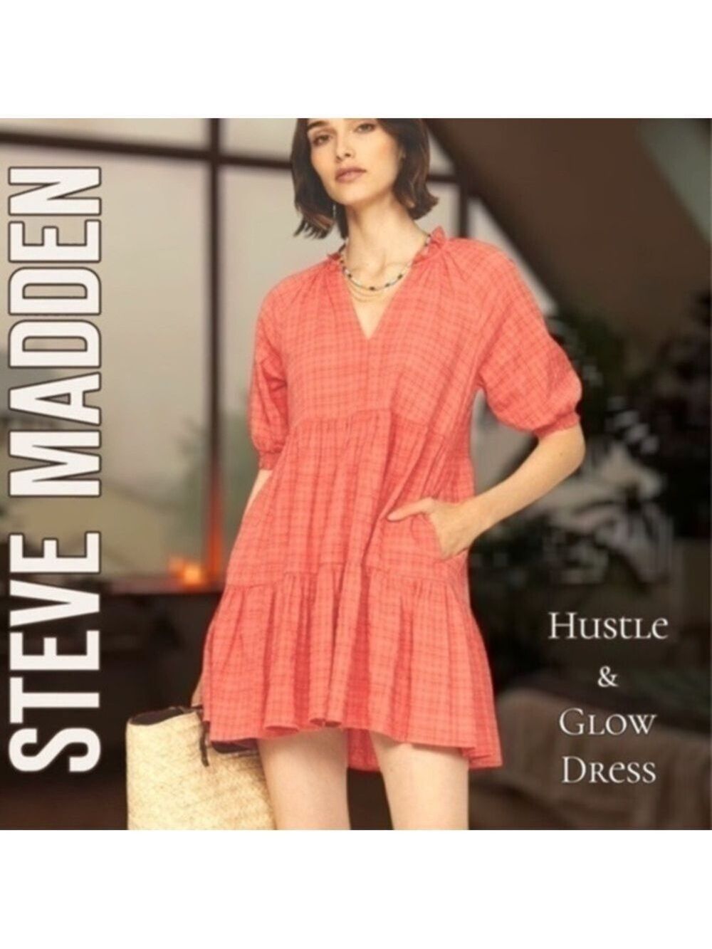 STEVE MADDEN BB DAKOTA Hustle & Glow Minidress